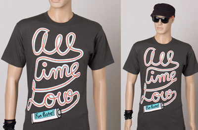 All Time Low Fun Paste T-shirt, All Time Low Merch And Shirts, All Time Low Fun Paste Shirt, Pop Punk Tees, Pop Punk Band Merch, Rock Band Merch Men T-shirt, Rock Band Shirts, Rock Merchandise, Music Tees