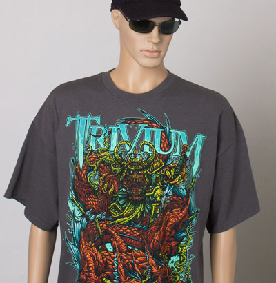 Trivium Men's T-shirt, Vintage Metal Shirts, Heavy Metal Fashion, Heavy Metal Style Clothing, The Sin And The Sentence, The Heart From Your Hate, Matt Heafy, Corey Beaulieu