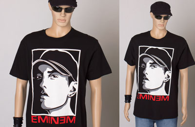Eminem Portrait Men's T-shirt, Eminem T-shirts, Eminem Tees, Hip Hop Tees, Rap Tees, Hip Hop Artists T-shirts, Rap T-shirts Vintage, Rap Merchandise Clothing
