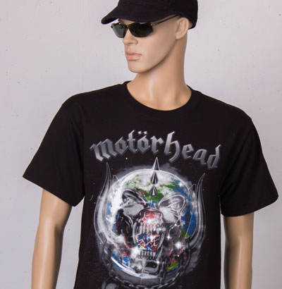 Motorhead T-shirt, Motorhead The World Is Yours T-shirt, Hard Rock T-shirts, Hard Rock Clothing, T-shirts Hard Rock, Under Cover