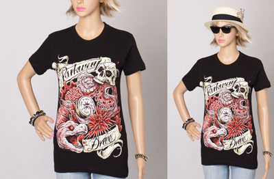 Parkway Drive Skull Octopus Eel Women's T-shirt, Metalcore Band Merch, Metalcore Merch, Metalcore T-shirts, Metalcore Clothing, Metalcore Fashion, Reverence, The Void